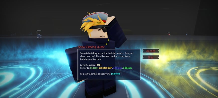 Jujutsu uendelige quests