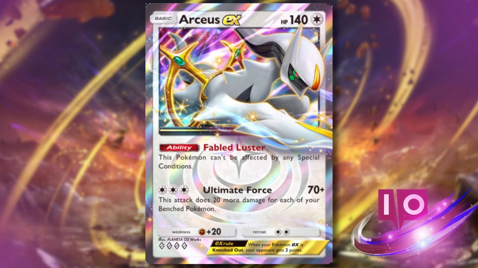 Bedste Arceus Ex-dæk i Pokemon TCG-lommen.