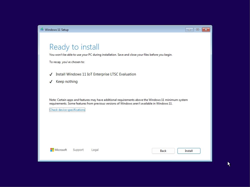 Installer Windows 11 LTSC på din pc