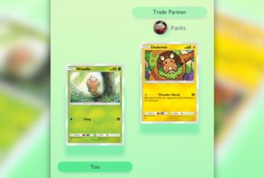 Pokémon Trading Card Game Pocket Fjerner handelsjetoner til fordel for Shinedust Trading
