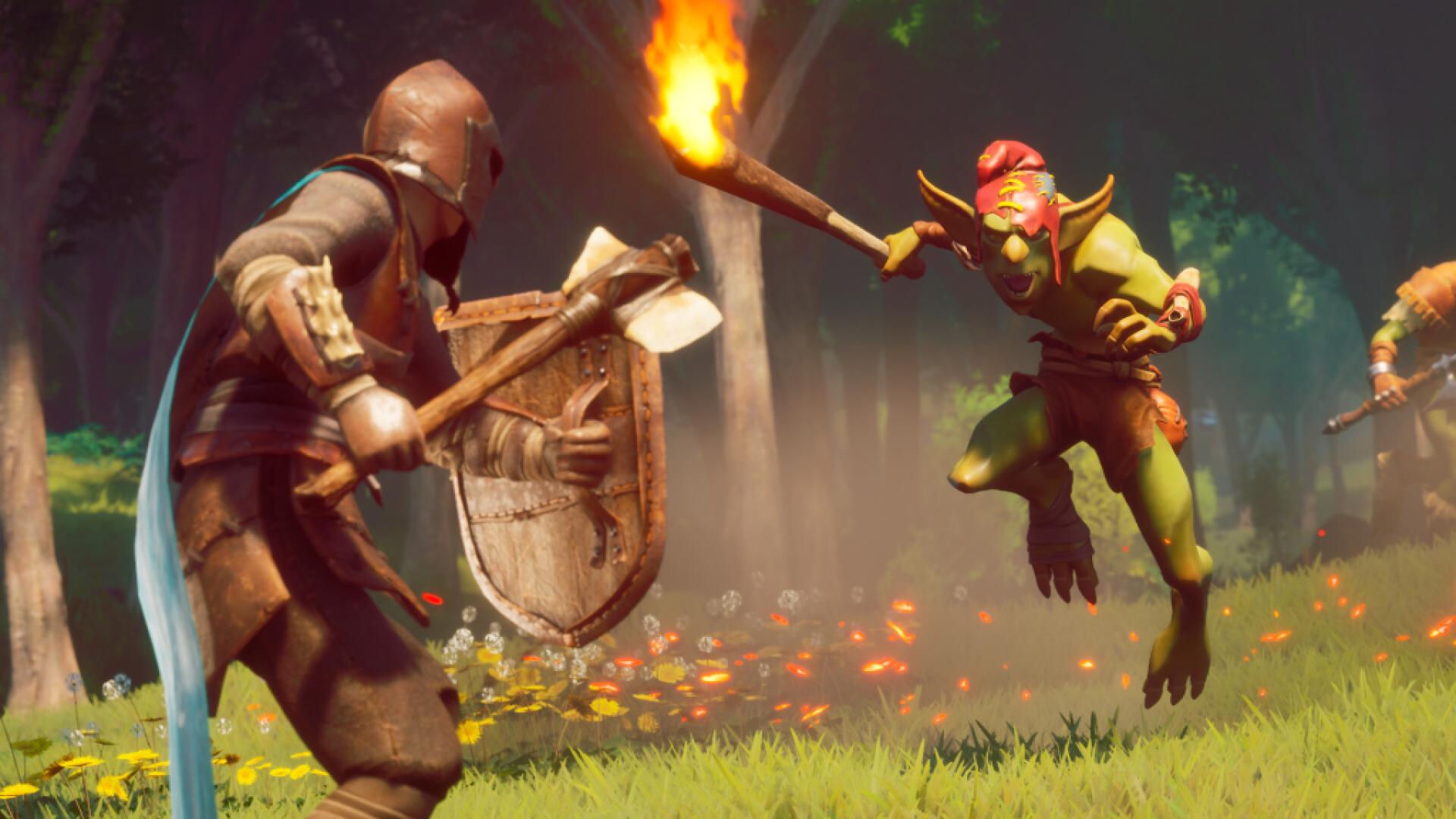 Goblin angriber spillere i Runescape Dragonwilds