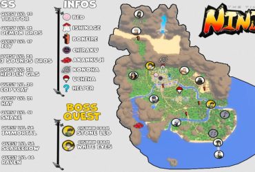 Ultimative guide: Ninja Time Boss Dråber, steder og Respawn Tider.