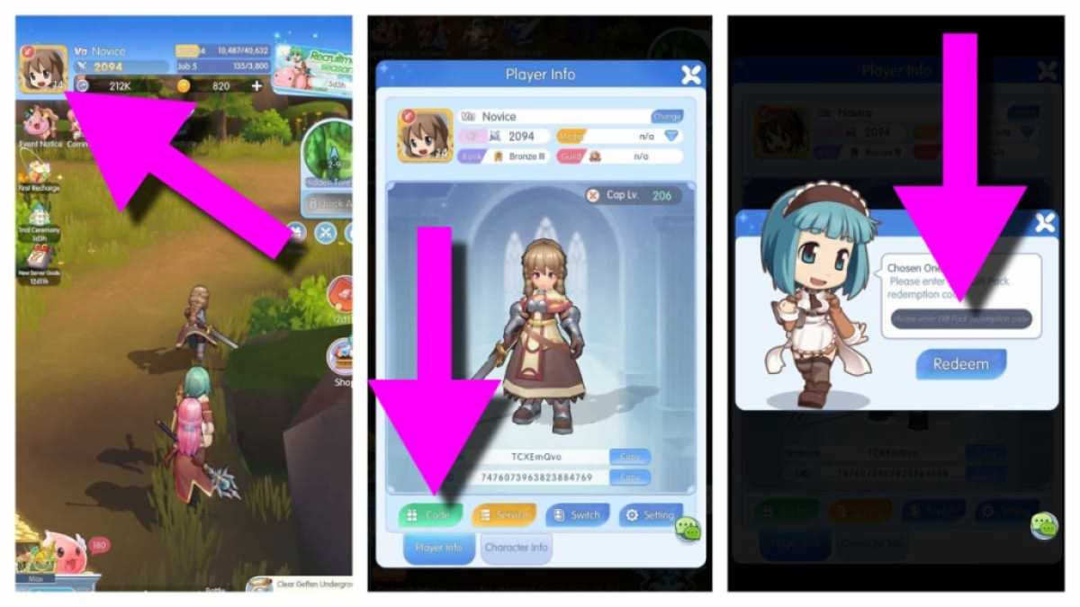 Sådan indløser du Ragnarok Idle Adventure Plus koder