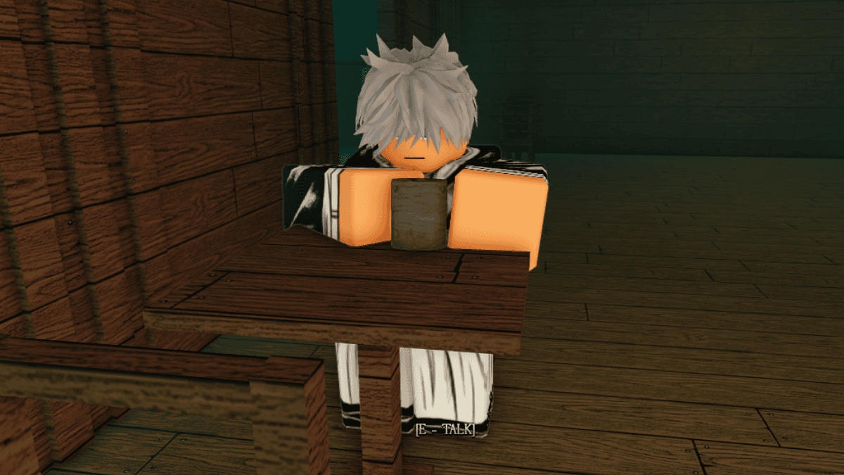 Sword Saint træneren i Heian Roblox experience