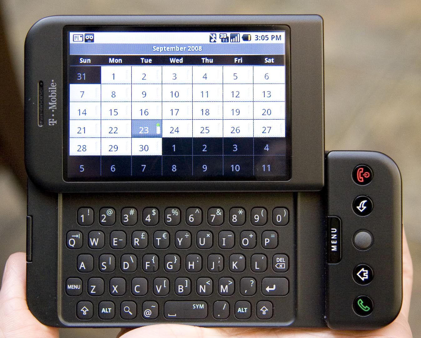 HTC G1 T-Mobile Dream Første android