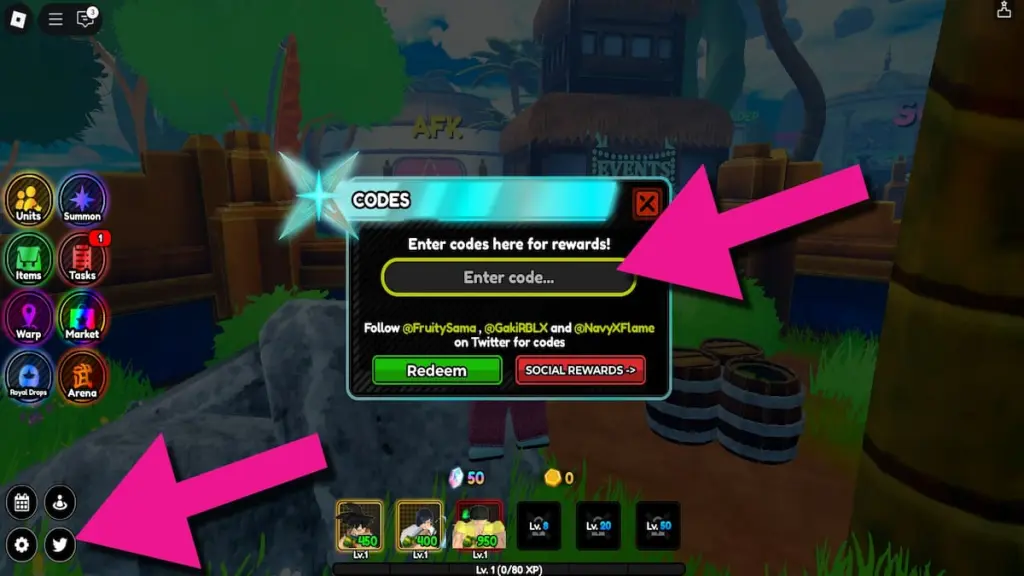 Sådan indløser du All Star Tower Defense X koder