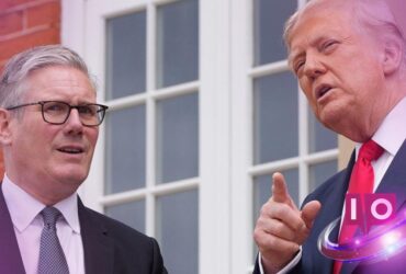 Trump håner Storbritanniens censurlov for Truth Social ved siden af britisk premierminister