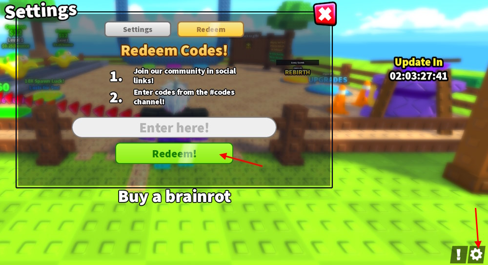 Bounce a Brainrot koder indløs