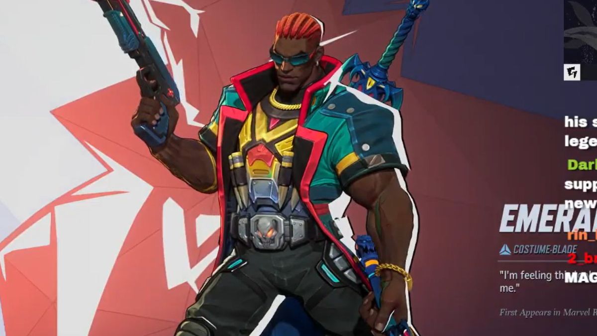 Emerald Blade skin in Marvel Rivals