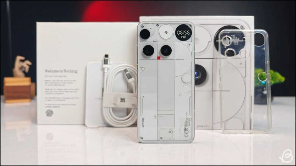 Indhold i Nothing Phone (3) Box