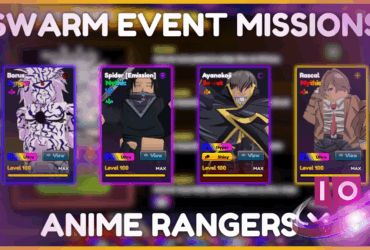 Ultimativ guide til at fuldføre Anime Rangers X Swarm Event-missioner