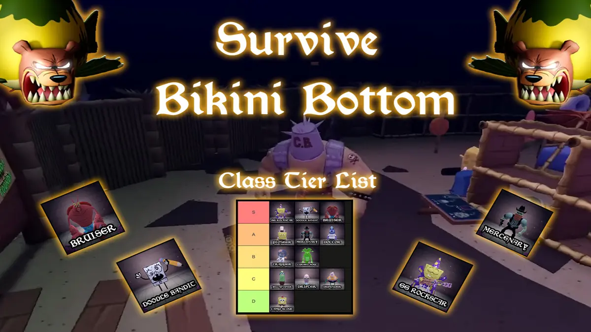 Ultimate Overlevelse Bikini Bottom Klasse Rangliste og Guide 2023