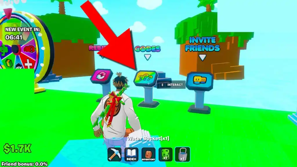 Hvordan man indløser koder i Fortnite Plants vs Brainrots.