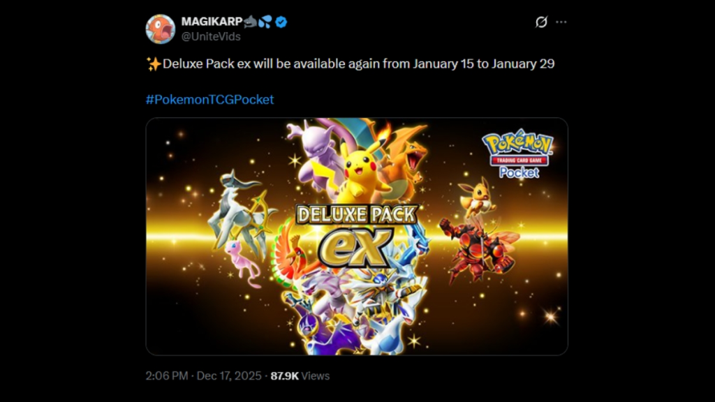 Pokemon TCG Pocket Deluxe Pack Leak