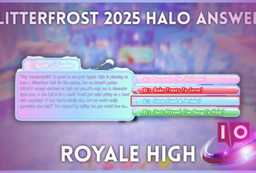 2025 Royale High Glitterfrost Halo Svar: Bølge 2 Guide